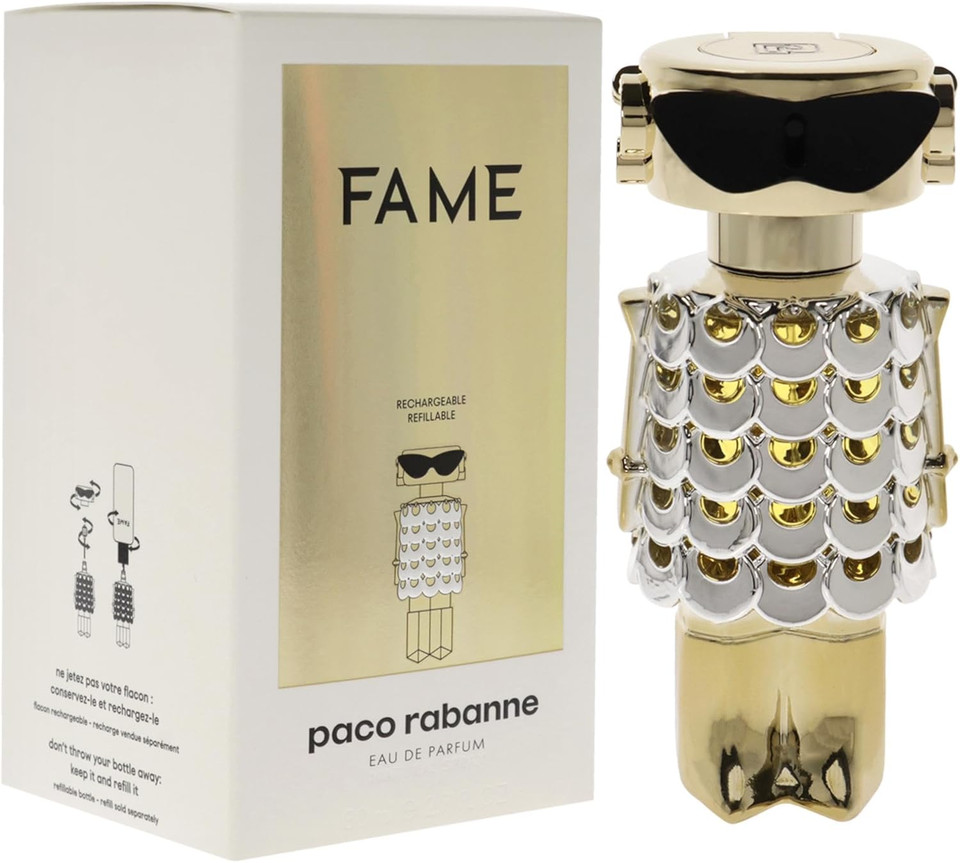 PACO RABANNE FAME VEGAN EAU DE PARFUM SPRAY(REFILLABLE - 80ML