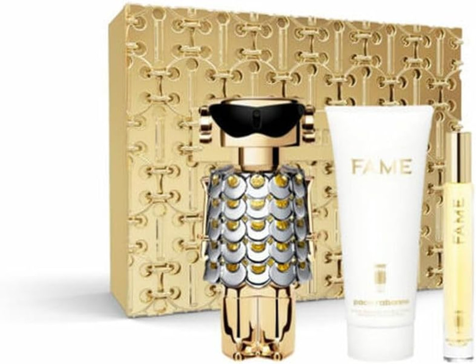 Fame By Paco Rabanne For Women - 3 Pc Gift Set 2.7 Oz Edp Spray, 0.34Oz Edp Spray, 3.4Oz Body Lotion