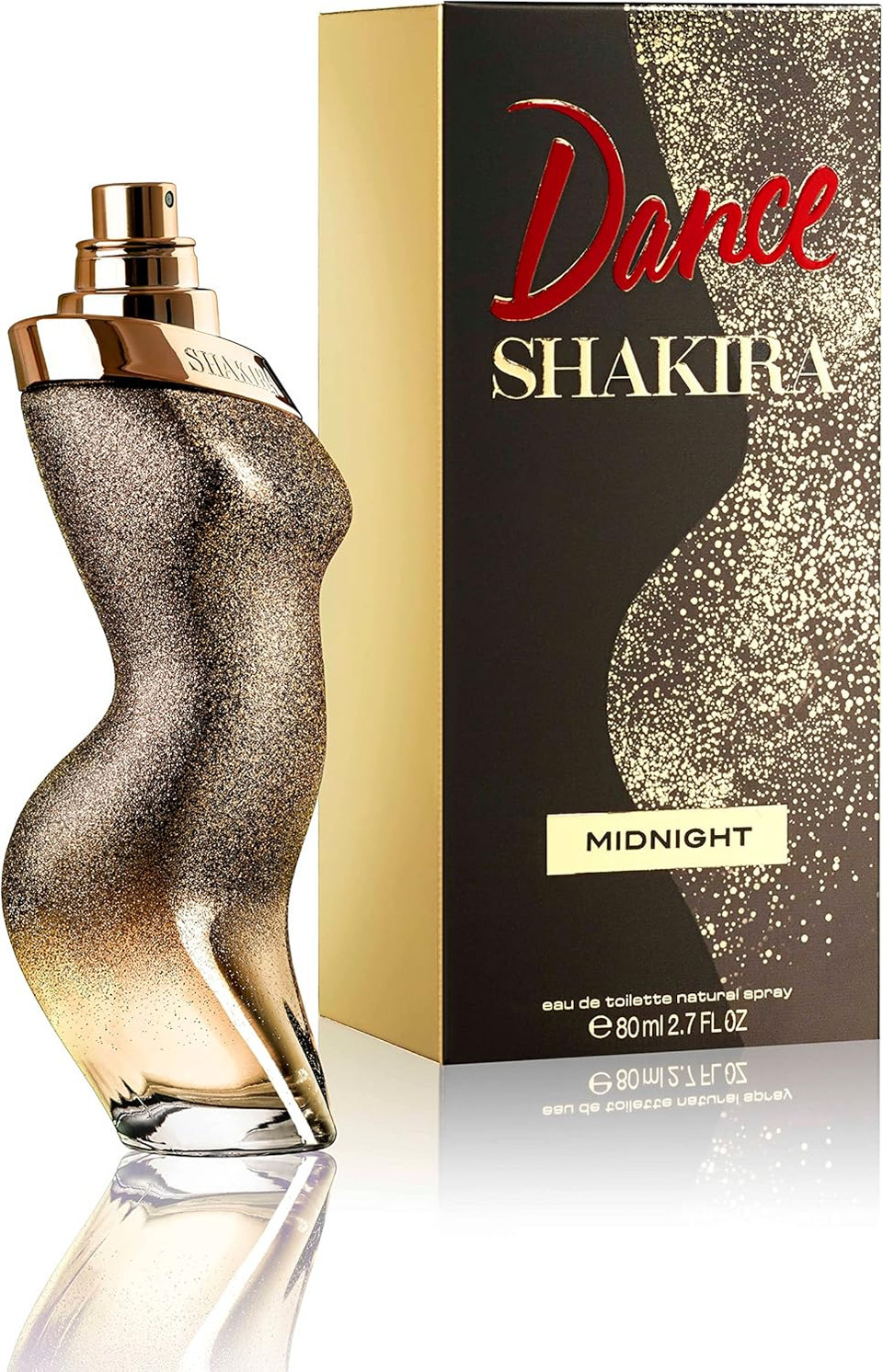 Shakira Perfume - Dance Midnight for Women - Long Lasting - Femenine, Charming and Romantic Fragance - Floral Gourmand Notes- Ideal for Day Wear - 80 ml