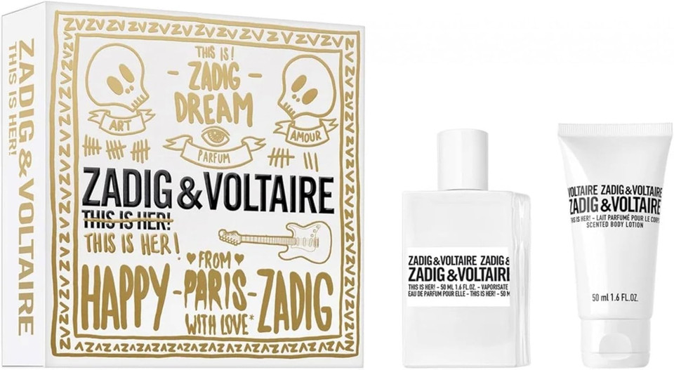Zadig & Voltaire This Is Her! 2 Piece Gift Set: Eau de Parfum 50ml - Body Lotion