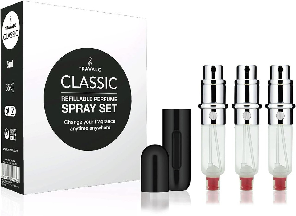 Travalo Classic HD Bag Sprays Gold Set of 3 Refills