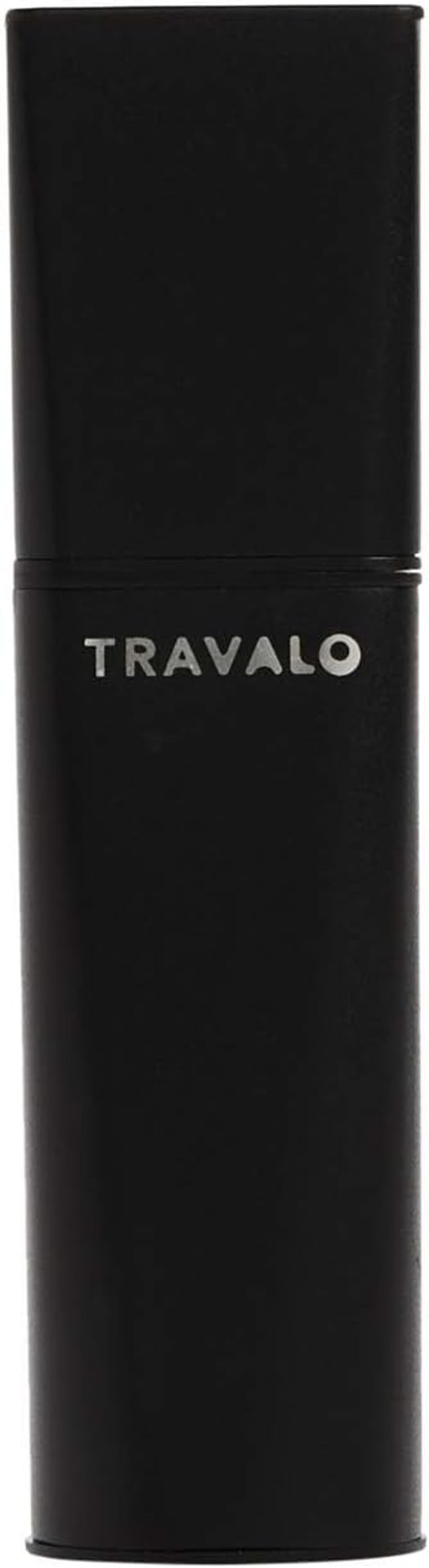 Travalo - Obscura Perfume Atomizer - Revamped refill system - Premium Refillable Atomizer - Airline Friendly Refillable Perfume Travel Atomizer - Glass-free - Black - Unisex - 0.17oz Travalo - Obscura Perfume Atomizer - Revamped refill system - Premium Refillable Atomizer - Airline Friendly Refillable Perfume Travel Atomizer - Glass-free - Black - Unisex - 0.17oz