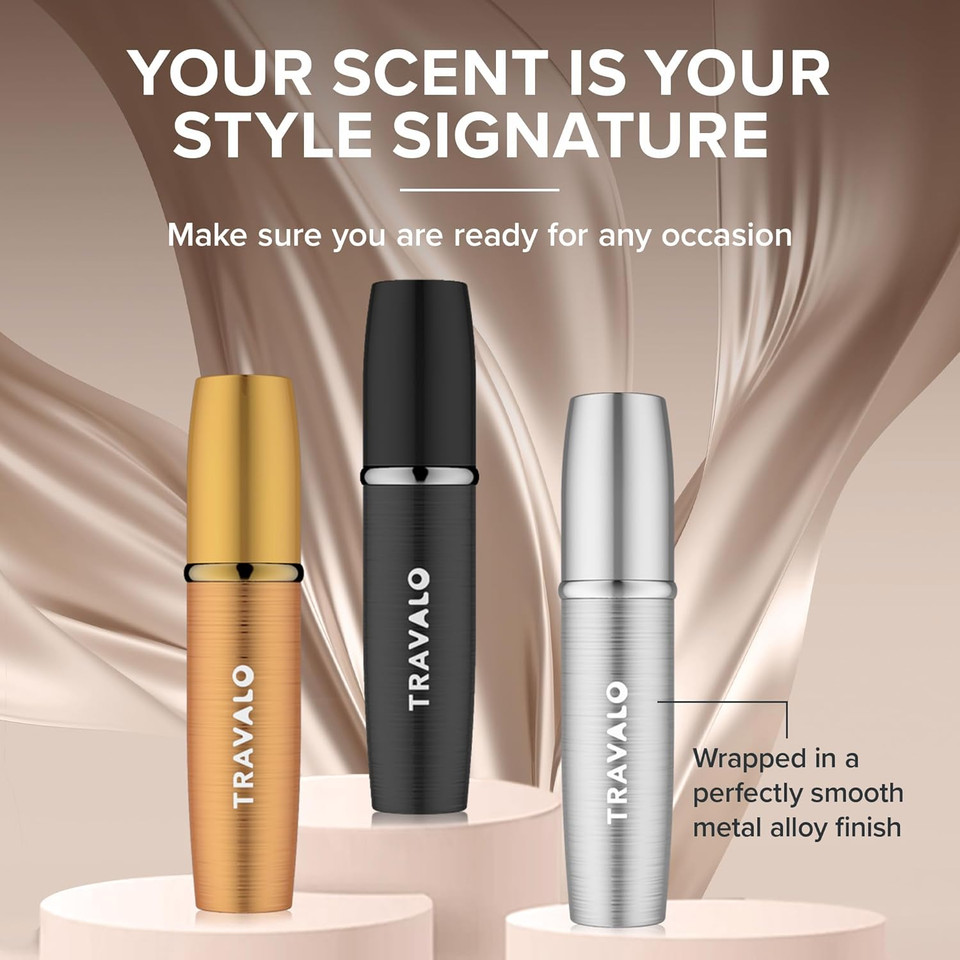 Perfume Atomiser by Travalo Lux Silver 5ml