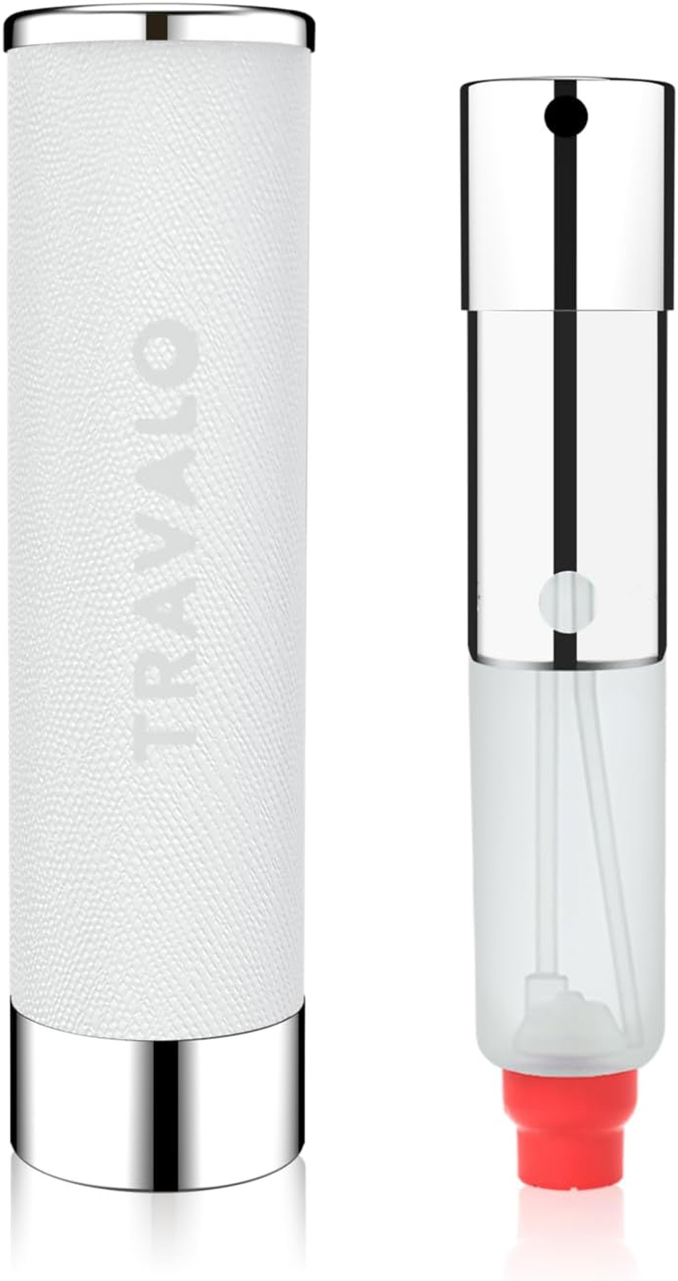 Travalo Perfume Atomiser Waltz Leather White
