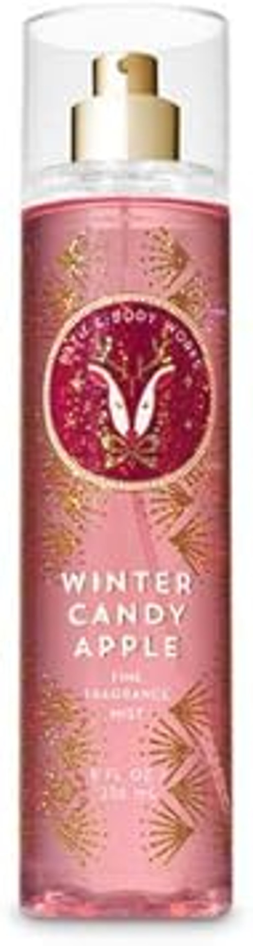 Bath and Body Works Winter Candy Apple Shower Gel, Body Lotion, Fine Fragrance Mist Daily Trio Gift Set 2018