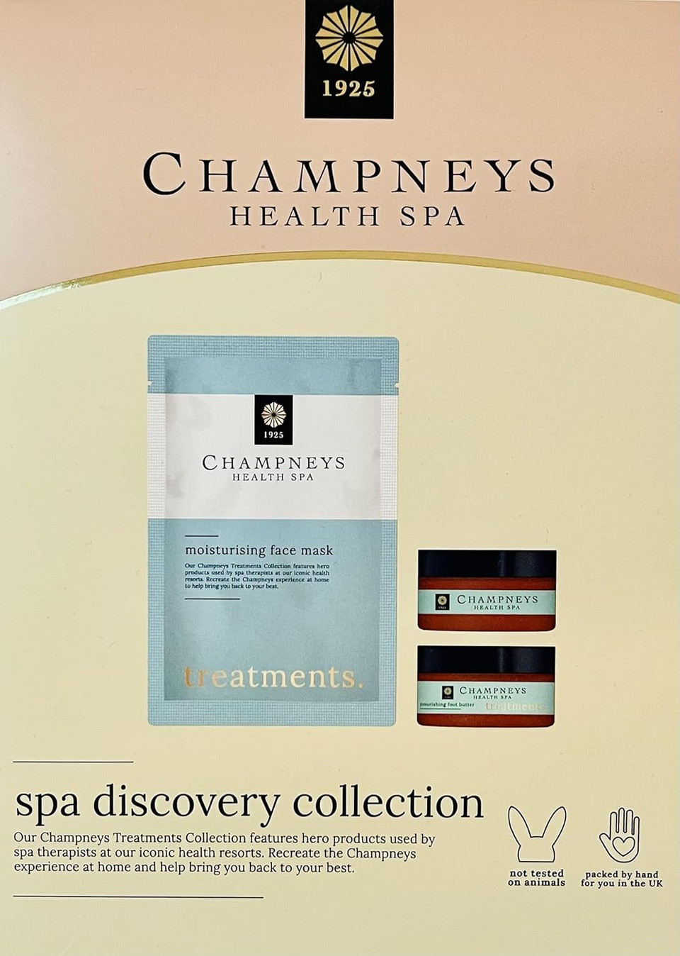 Champneys Spa Discovery Collection Gift Set - Unisex Spa Gift Set - Face & Feet - Moisturizing & Firming Skin - Collection