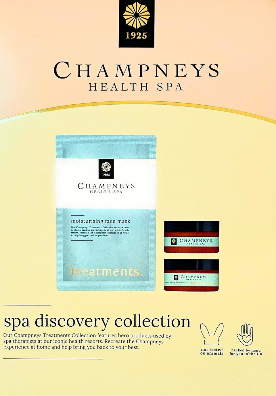 Champneys Spa Discovery Collection Gift Set - Unisex Spa Gift Set - Face & Feet - Moisturizing & Firming Skin - Collection