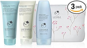 Liz Earle Rise and Shine Trio Set Collection with Beauty Bag