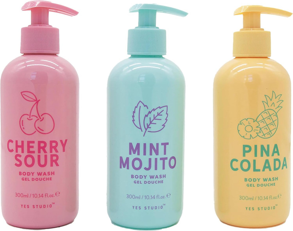 Cocktail Hour Body Wash Gift Set of 3 x 300ml/1.7floz Cocktail Hour Body Wash Gift Set of 3 x 300ml/1.7floz