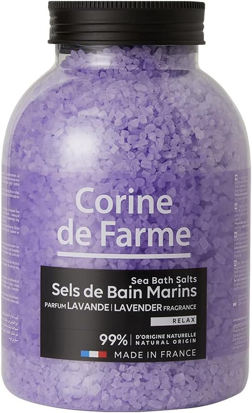Relax Marine Bath Salts Lavender - Eco Pack of 6