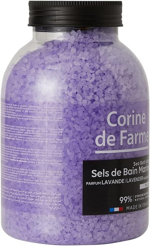 Relax Marine Bath Salts Lavender - Eco Pack of 6