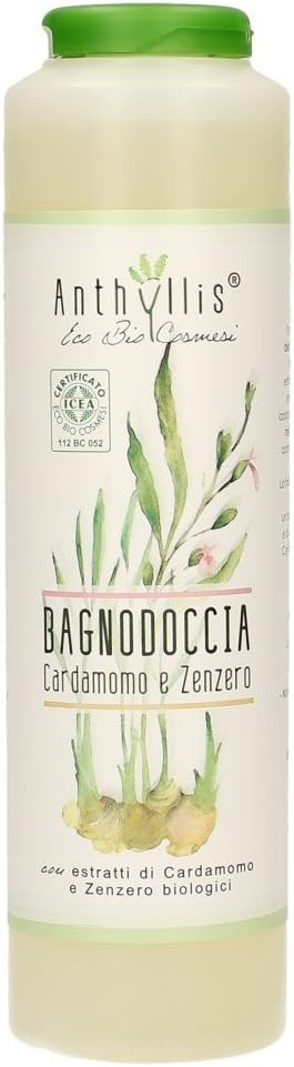 Shower Gel with Cardamom and Ginger Eco 250 ml