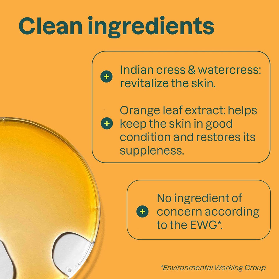 ATTITUDE Body Wash, EWG Verified Shower Gel, Dermatologically Tested, Plant and Mineral-Based, Vegan Personal Care Products, Orange Leaves, 473 mL