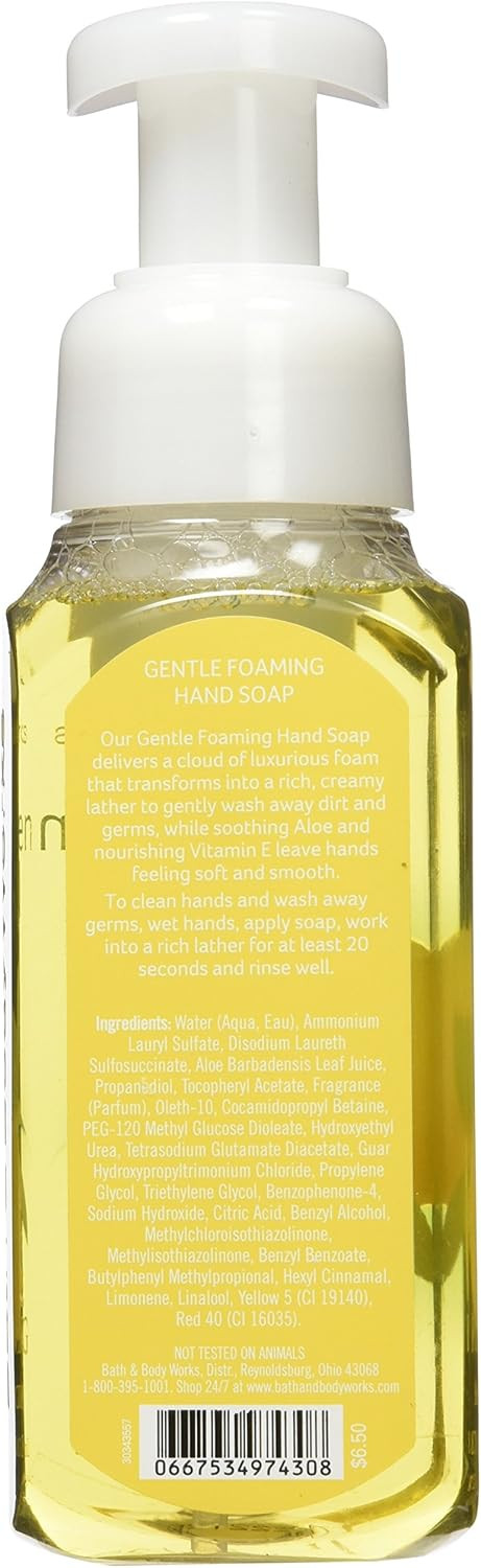 Bath & Body Works Anti-Bacterial Gentle Foaming KITCHEN LEMON Hand Soap 8.75 oz / 259 ml