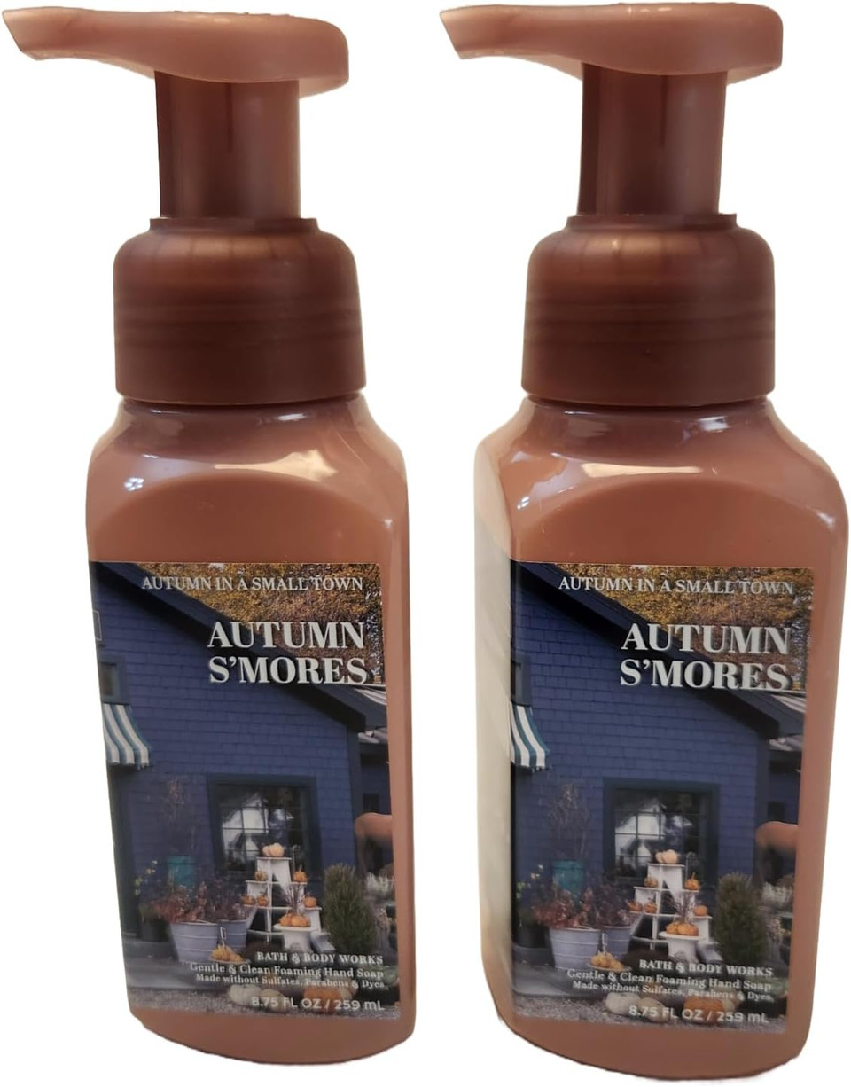 Bath and Body Works Crisp Apple Gentle Foaming Hand Soap 8.75 Ounce Pack of 2 (Crisp Apple)