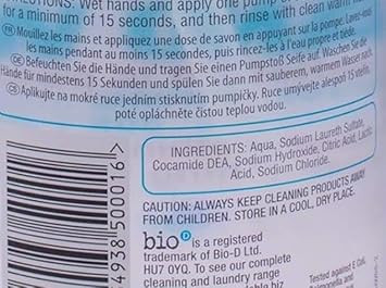 Hand Wash unfragranced (500ml) - x 2 *Twin DEAL Pack