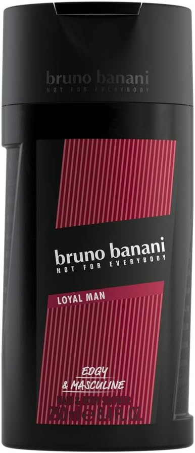 bruno banani Loyal Man - Shower Gel - Fresh Fruity Men's Shower Gel - Maximum Long Lasting Fragrance - 250 ml