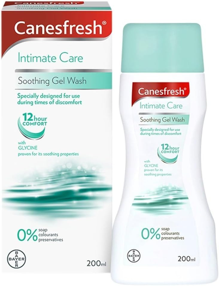 Canesten Canesfresh Soothing Wash Gel 200 ml (Pack of 2)