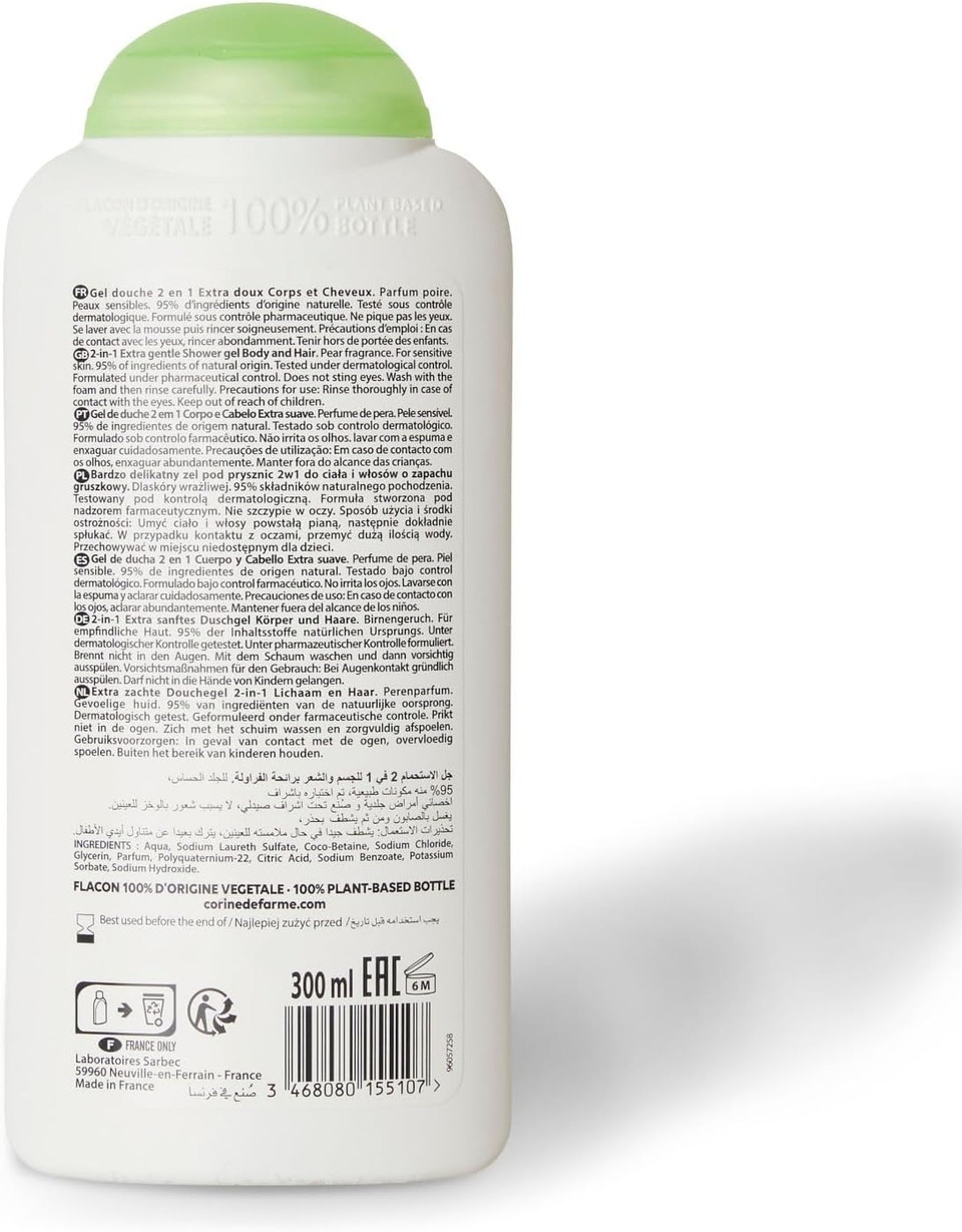 Gel De Ducha 2 En 1 Cuerpo & Cabello Kids Pera 300 ml