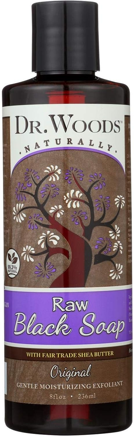 Dr. Woods Naturals Shea Vision Pure Black Soap 8 Fl Oz (236 Ml) Liquid