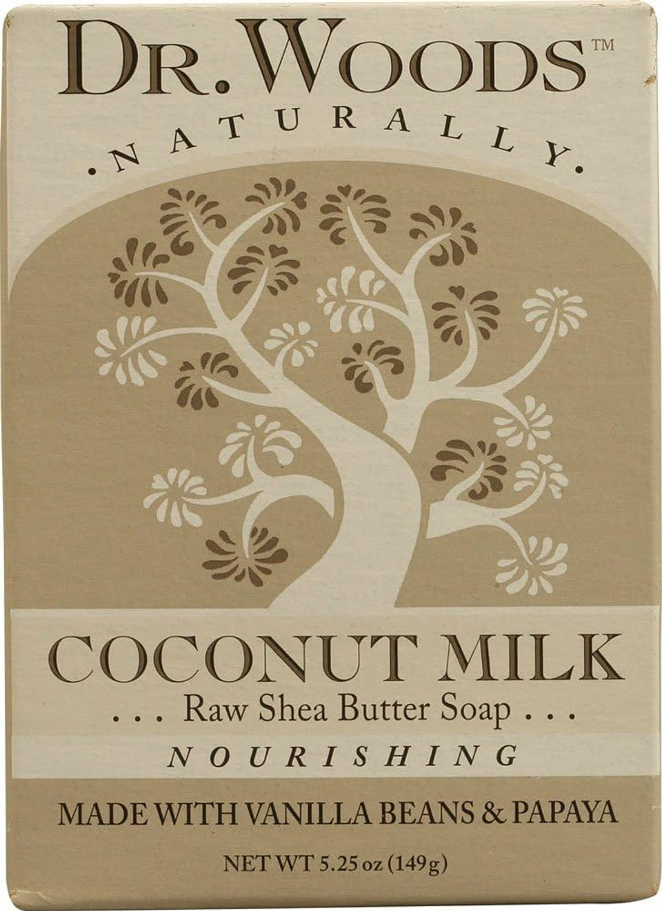 Dr. Woods Bar Coconut Milk 5.25 Boxed (2 Pack)