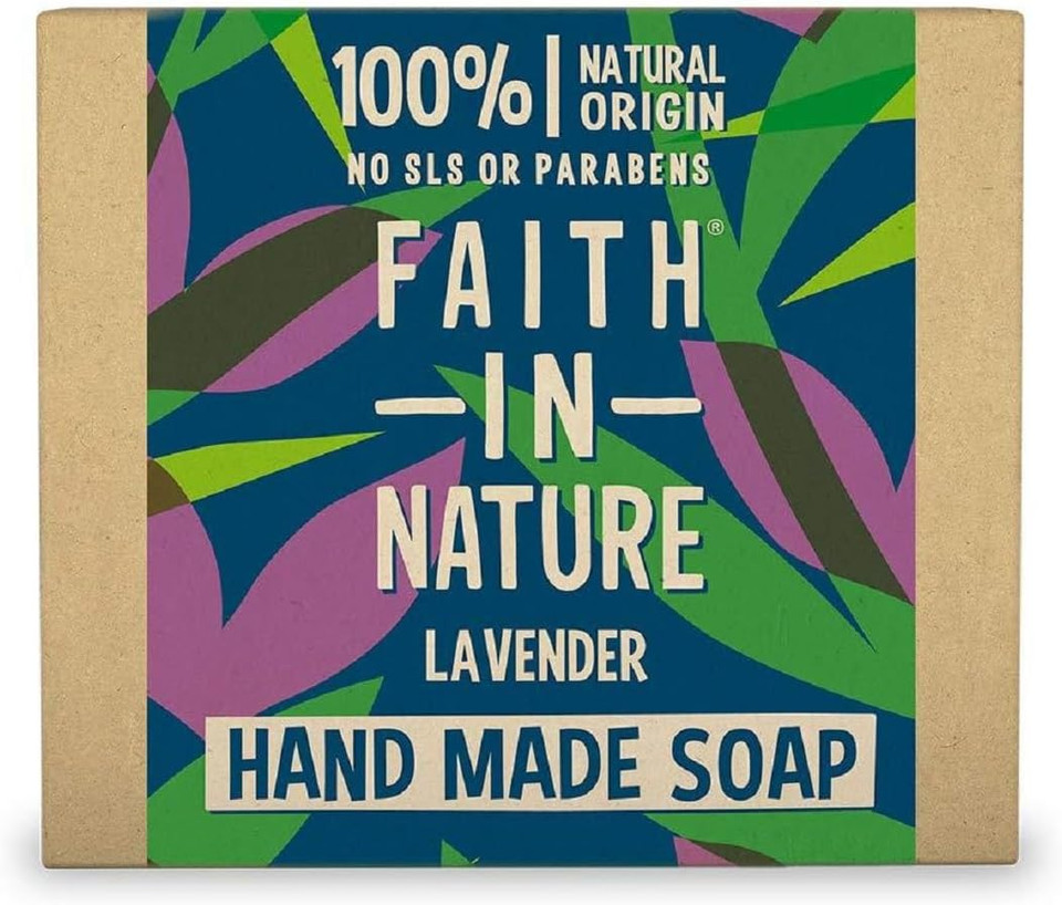 Faith In Nature Natural Tea Tree Hand Soap Bar, Cleansing, Vegan and Cruelty Free, No SLS or Parabens, 100 g (Pack of 2)