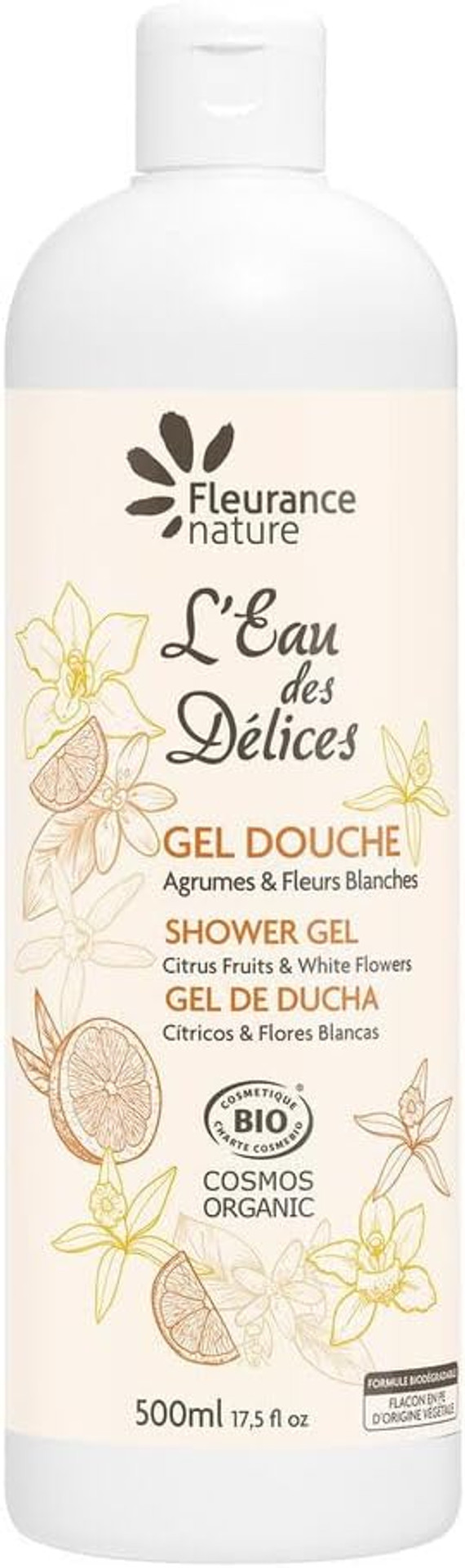 Citrus and white flowers shower gel 500 ml of gel