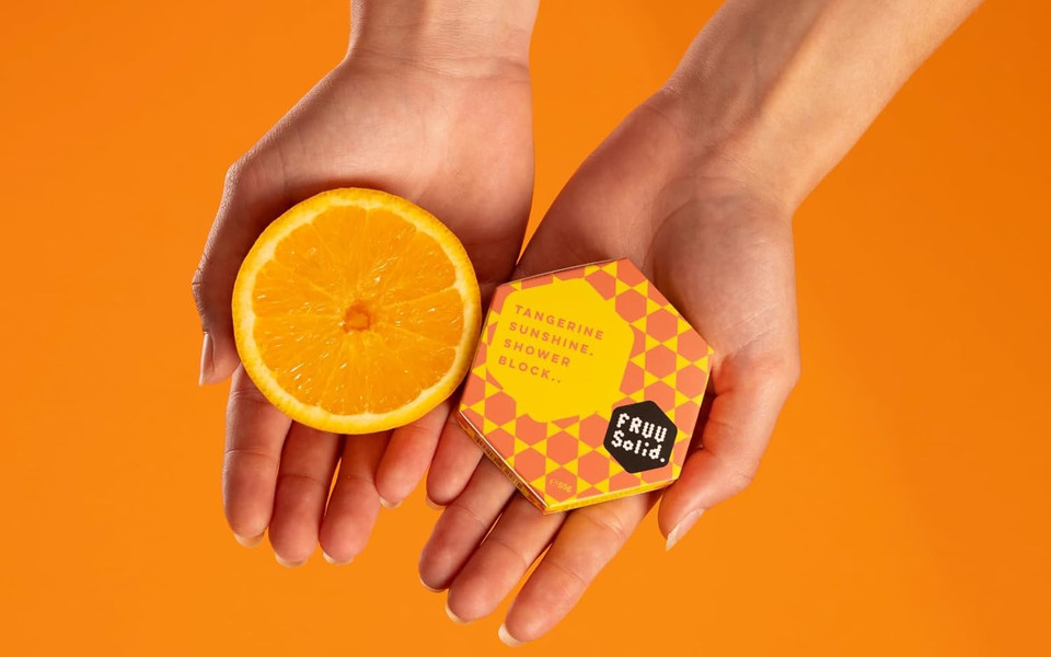 FRUU.. Tangerine Sunshine Shower Bar