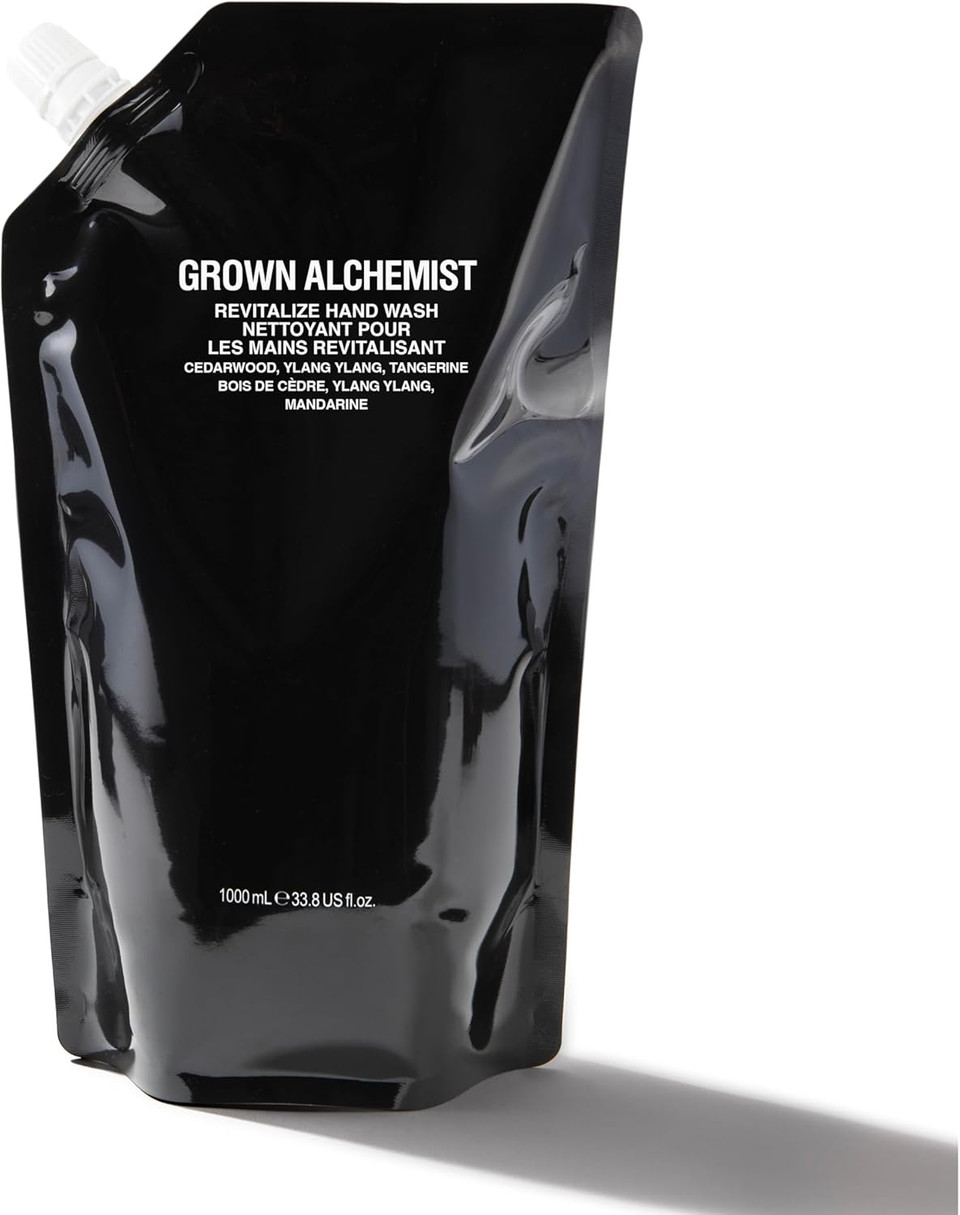 Grown Alchemist Revitalize Hand Wash - Cedarwood Atlas, Ylang Ylang, Tangerine, Organic Hand Soap - Natural Vegan Bioactive Botanicals for Sensitive Skin, Moisturising, Hydrating Handwash