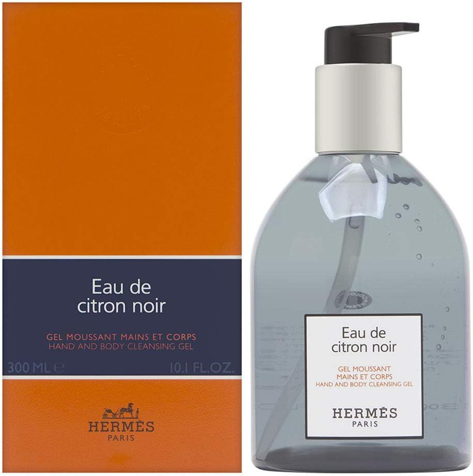 Hermes Eau De Citron Noir Hand And Body Cleansing Gel, 300 ml