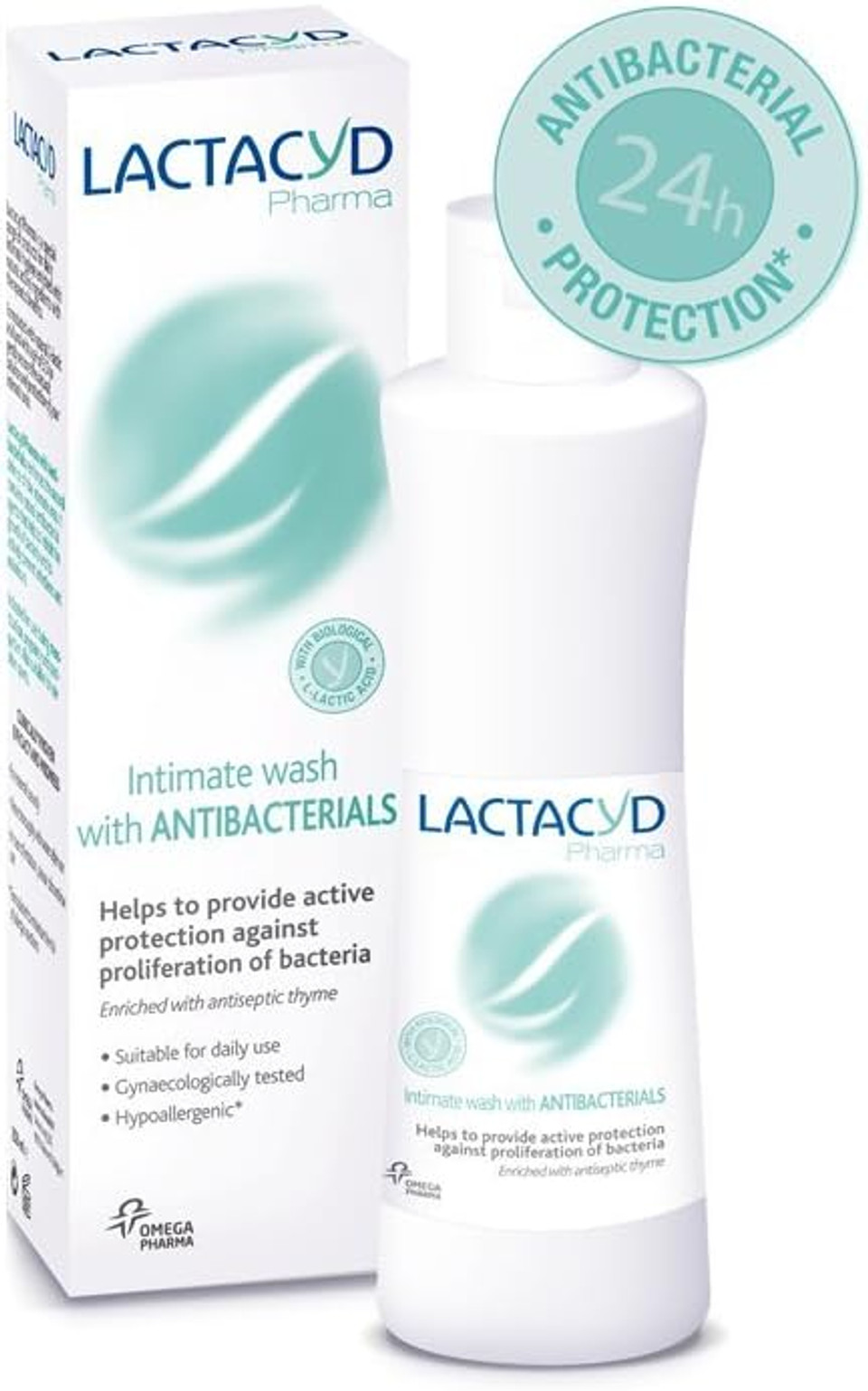 Lactacyd Pharma Antibacterial Intimate Wash 250ml