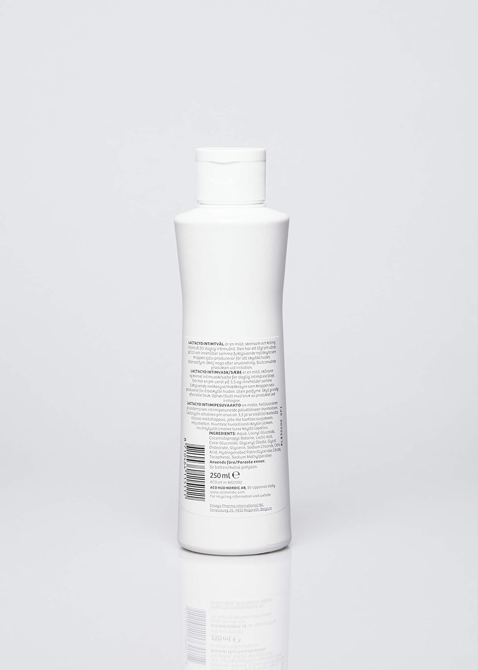 Lactacyd intimate soap unscented, mild and gentle, intimate hygiene, 250 ml