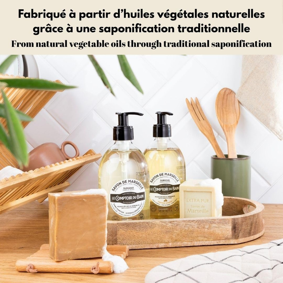 Le Comptoir du Bain Surgras de Marseille Hypoallergenic Eco Refill Soap 500 ml