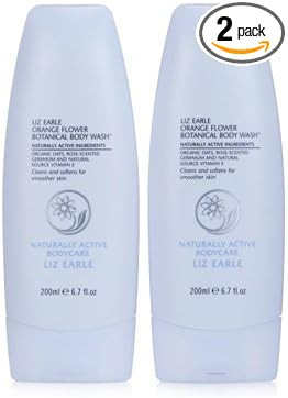 Liz Earle Orange Flower Botanical Body Wash Duo 2 x 200ml