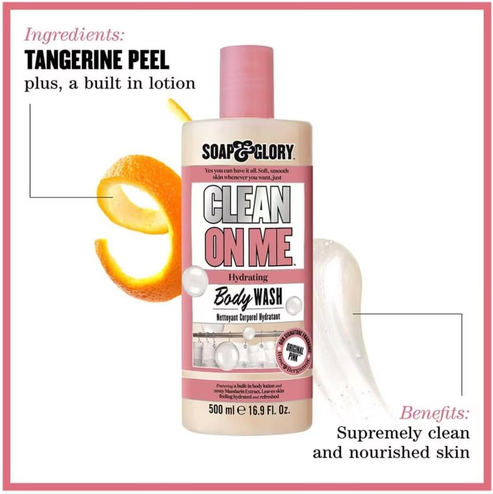 Soap And Glory Gel de Ducha Clean On Me 500 ml, (Pack of 1)