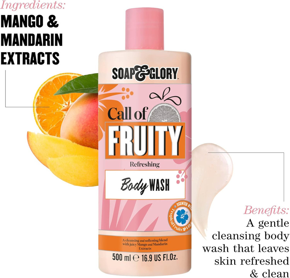 Soap And Glory Call Of Fruity Body Wash 500ml