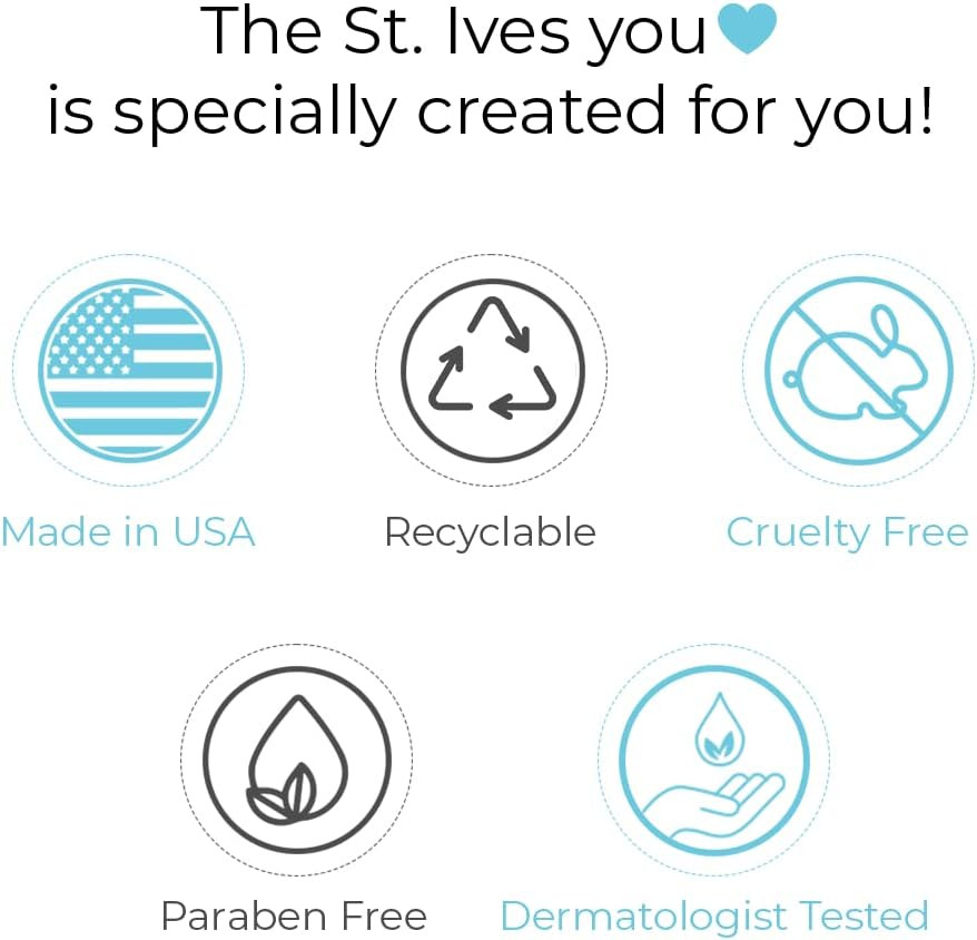 St. Ives Purifying Sea Salt & Pacific Kelp Exfoliating Body Wash (650ml) Made with Plant-Based Cleansers & 100% Natural Exfoliant 16 oz Shower Gel