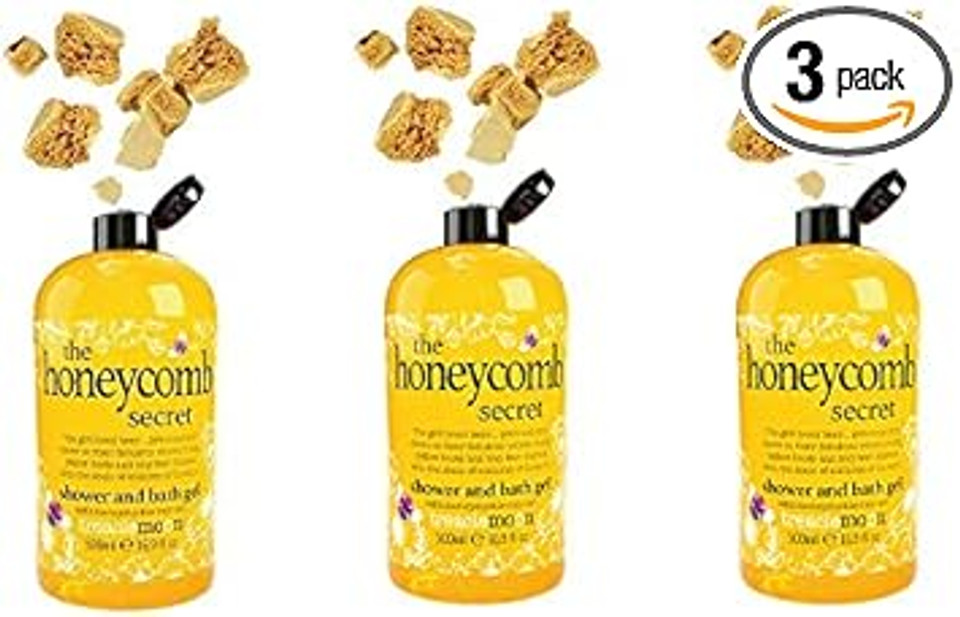 Treacle Moon The Honeycomb Secret Special Edition Shower & Bath Gel 500ml, Pack of 3