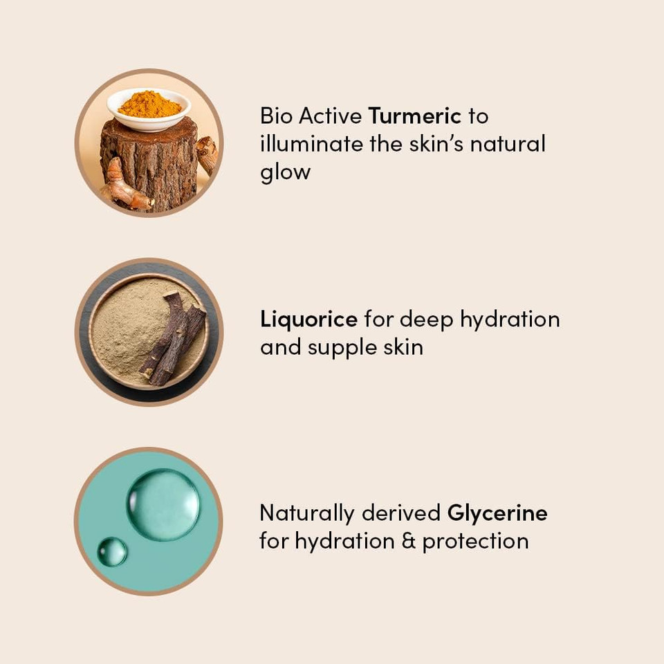 Urban Veda Radiance Body Wash | Bioactive Skin Brightening Formula | Body Wash for Dry, Dull and Dehydrated Skin | Orange, Liquorice and Turmeric Extract | Mens Body Wash | Shower Gel Women's |200 ML