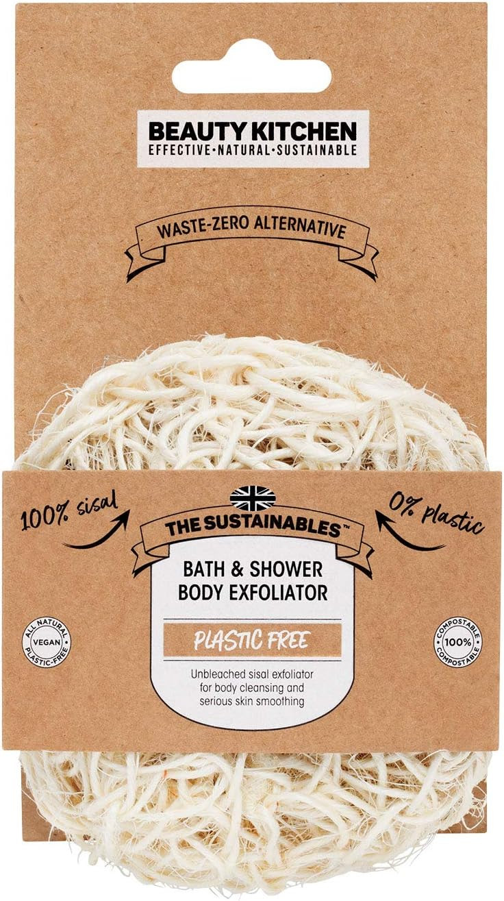 Beauty Kitchen - The Sustainables Bath & Shower Body Exfoliator - Gentle Exfoliation - Smooth and Renewed Skin - Shower Essential
