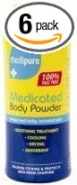 Medipure Unisex Medicated Soothing Body Powder for Itchy, Irritated Skin-200g New