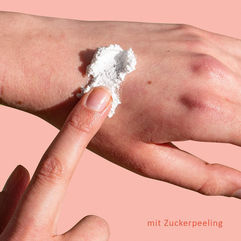 puremetics Vibrant Sealsalt 3-in-1 Shower Fluff with Salt Scrub