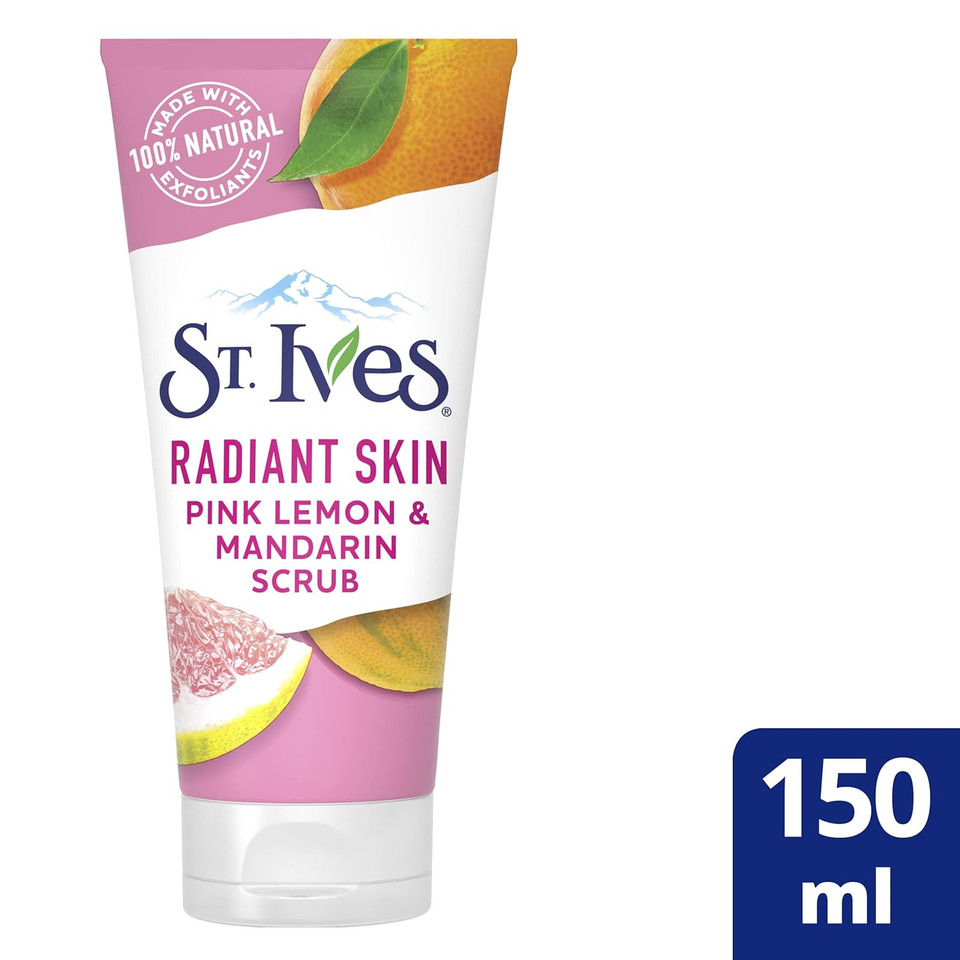 St Ives 150Ml Radiant Skin Pink Lemon & Orange Scrub (Packaging May Vary)