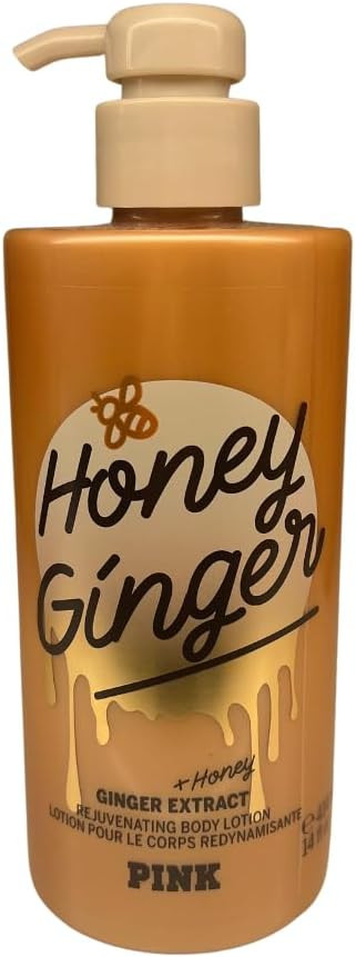 Victoria's Secret Honey and Ginger 2 Pack Body Lotion 450ml Body Scrub 300ml