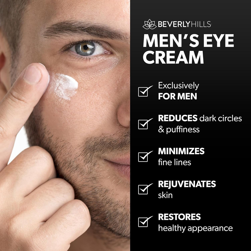 Beverly Hills Men's Dark Circle & Puffy Eye Treatment - Reduces Dark Circles