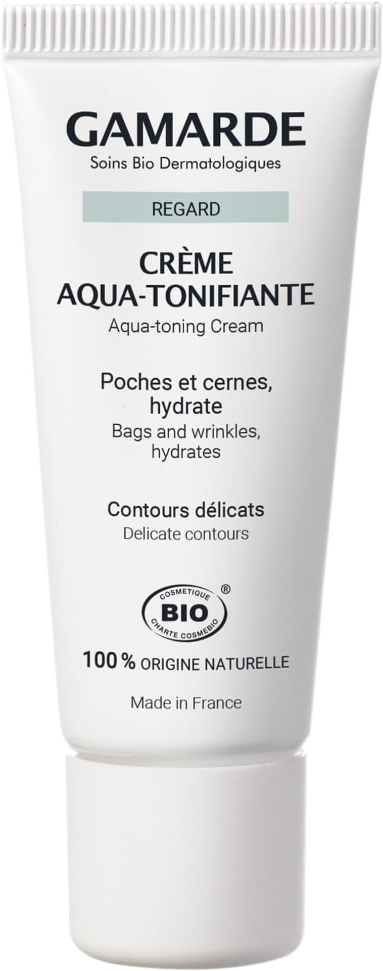 Aqua-Toning Cream Bag and Wrinkles Hydrates by Gamarde for Women - 0.67 oz Cream