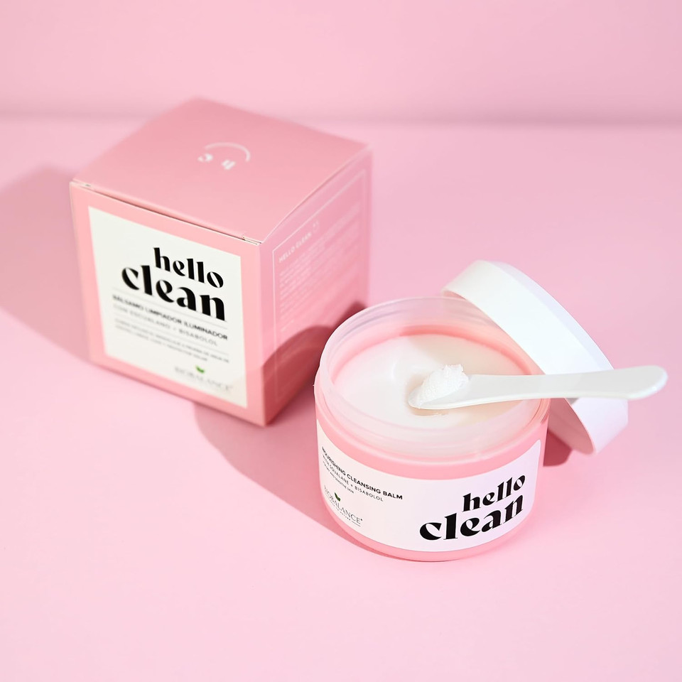 Bio Balance Hello Clean Nourishing Face Cleansing Balm with Squalene & BisaBol (Pack of 2)