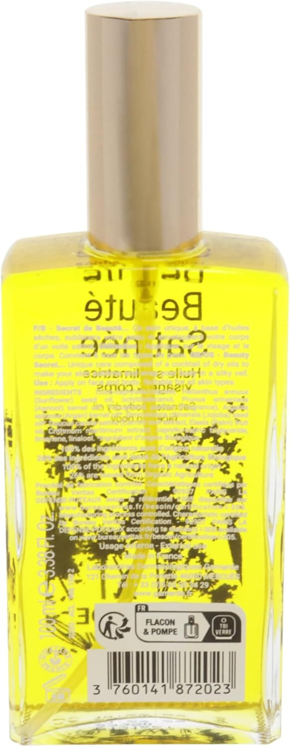 Satinated Body Dry Oil by Gamarde for Women - 3.38 oz Oil