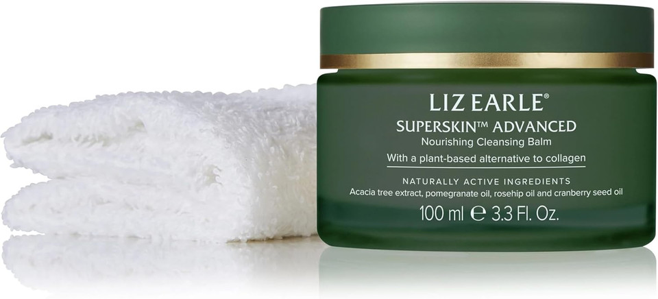 LIZ EARLE Superskin Advanced Nourishing Cleansing Balm 100ml Pot - Complete with 1x Luxury Cleansing Cloth