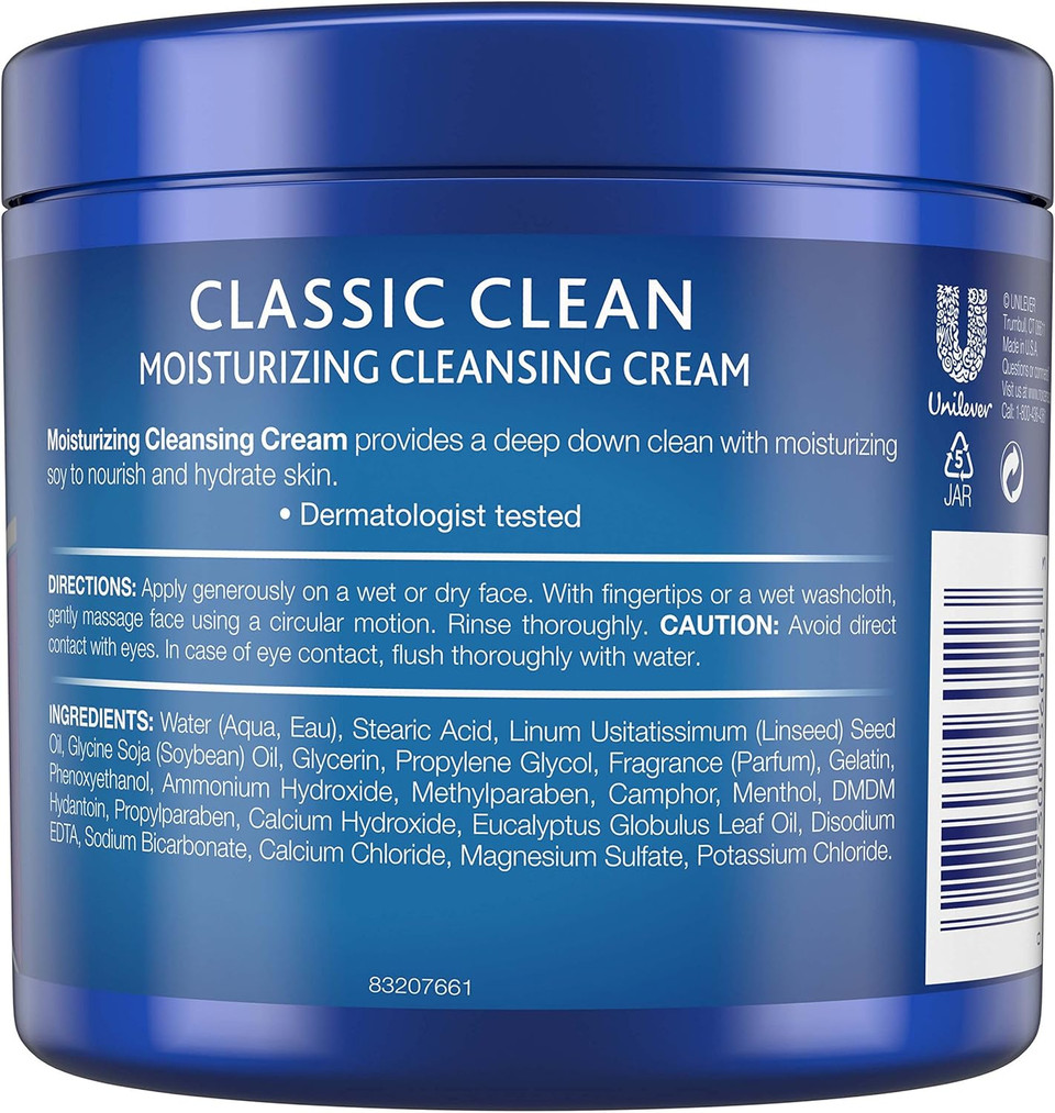 Noxzema Classic Clean, Moisturizing Cleansing Cream, 12 Ounce Plastic by Noxzema